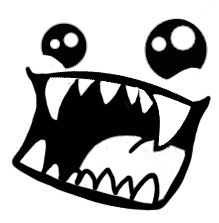 "Monstermaul" Face-Add-On 20 für VoidStamps